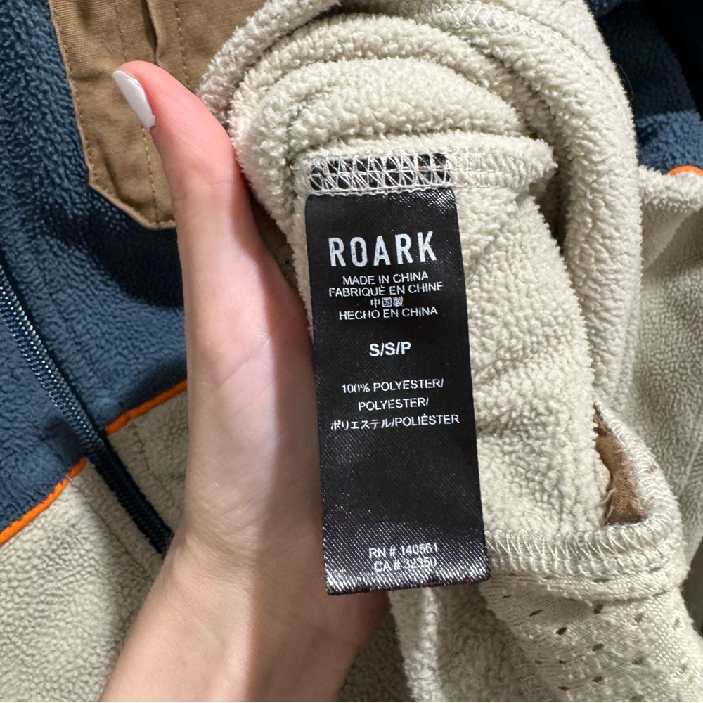 ROARK “Adventure Ready Goods” Colorblock Fleece Jacket – Men’s Small - Picture 7 of 8